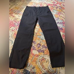 Vans size 34 men’s authentic chino, black, relaxed fit